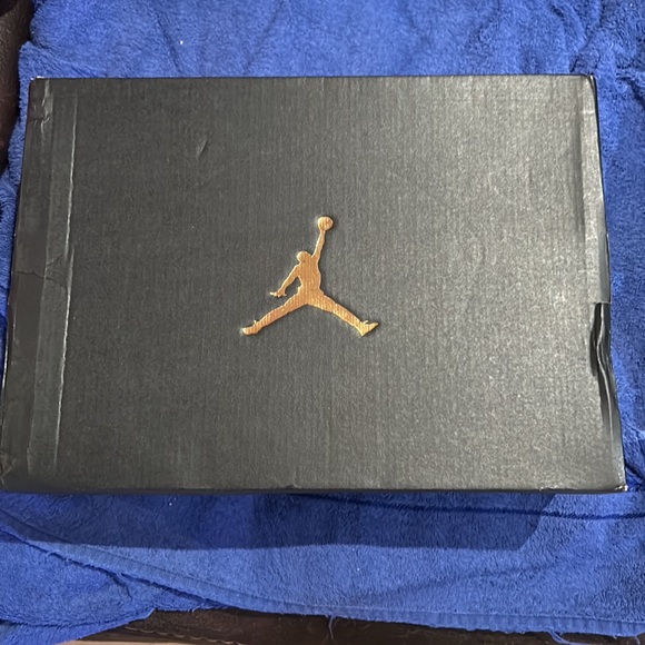 JORDAN *AUTHENTIC* Stay Loyal - Men Basketball Shoes White-Blue ORIGINAL SIZE 10 - Picture 8 of 13